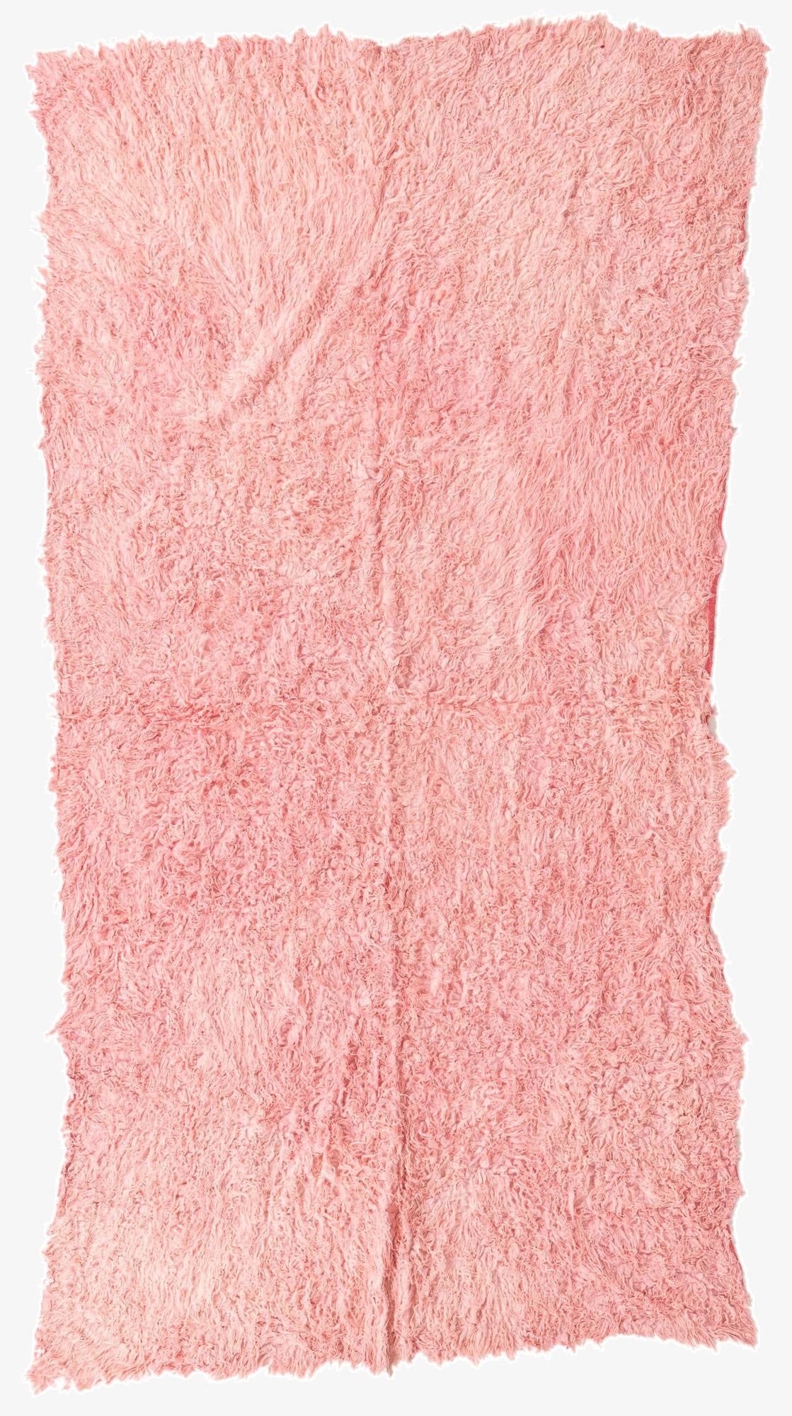  4' 2 x 8' 2  Hand Knotted Moroccan Wool Runner Rug