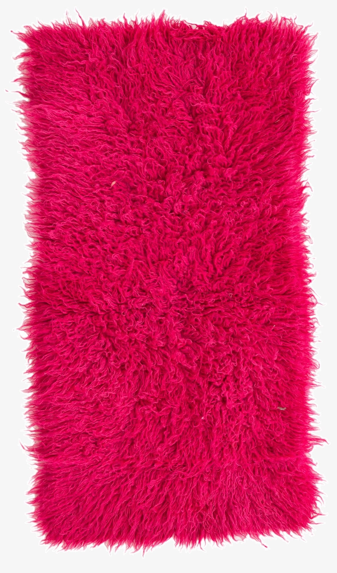  2' 6 x 4' 6  Hand Knotted Moroccan Wool Runner Rug