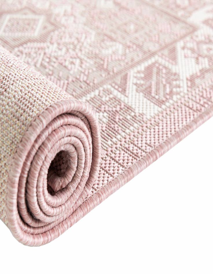 Detail image of  2' x 8'  Washable Aztec Indoor / Outdoor Runner Rug