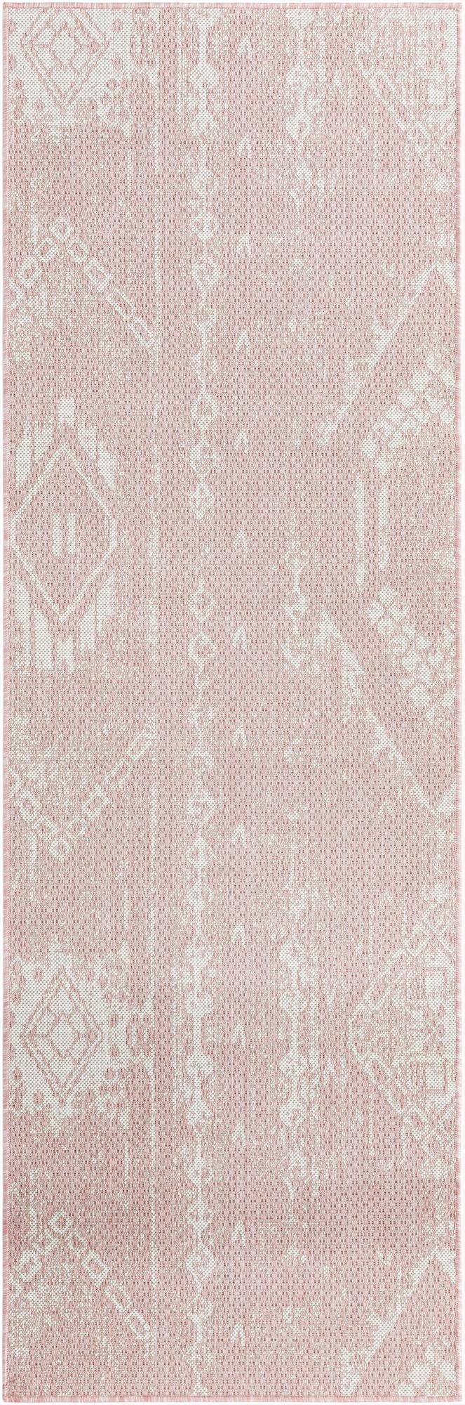  2' x 8'  Washable Bohemian Indoor / Outdoor Runner Rug