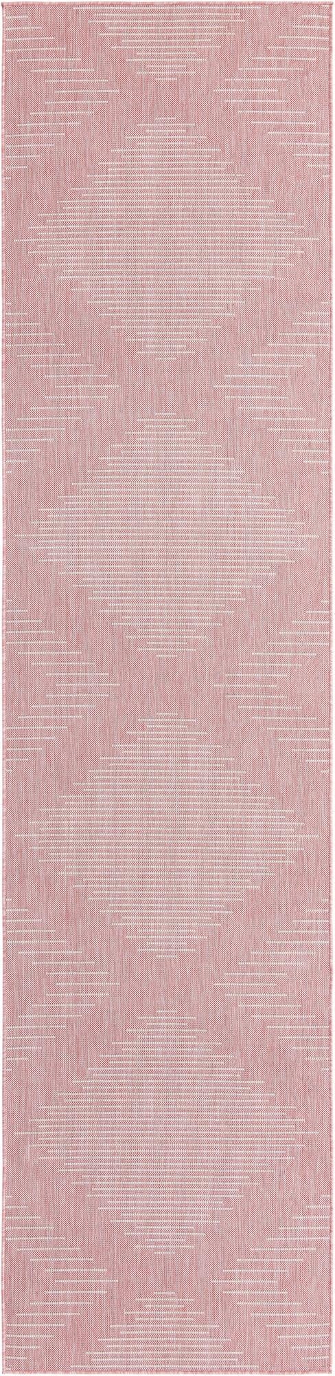  3' 3 x 14'  Washable Modern Indoor / Outdoor Runner Rug