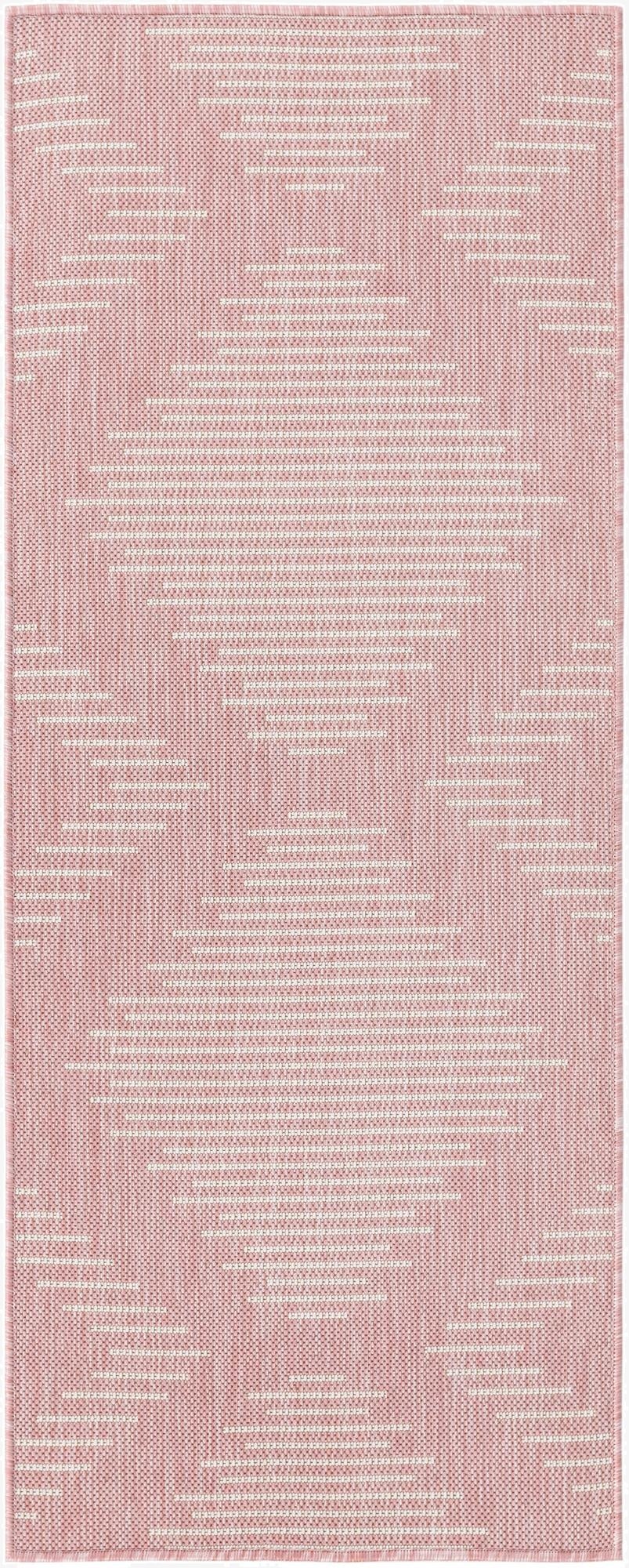  2' x 5' 3  Washable Modern Indoor / Outdoor Runner Rug