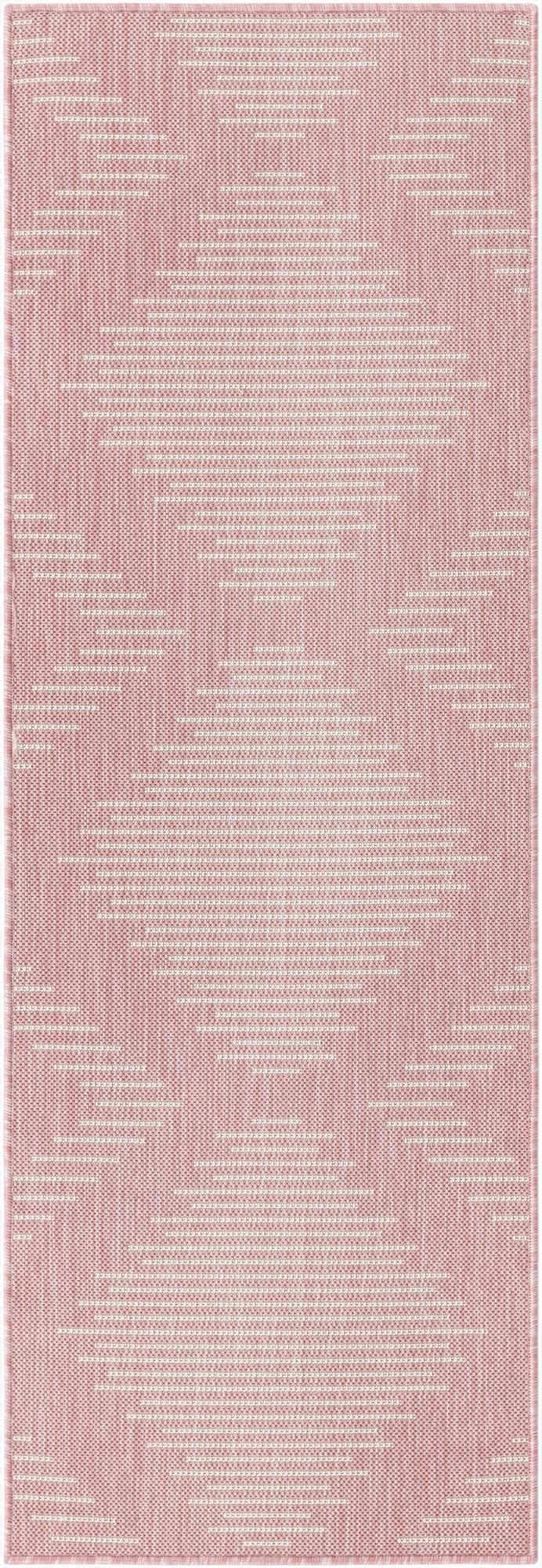  2' x 6'  Washable Modern Indoor / Outdoor Runner Rug