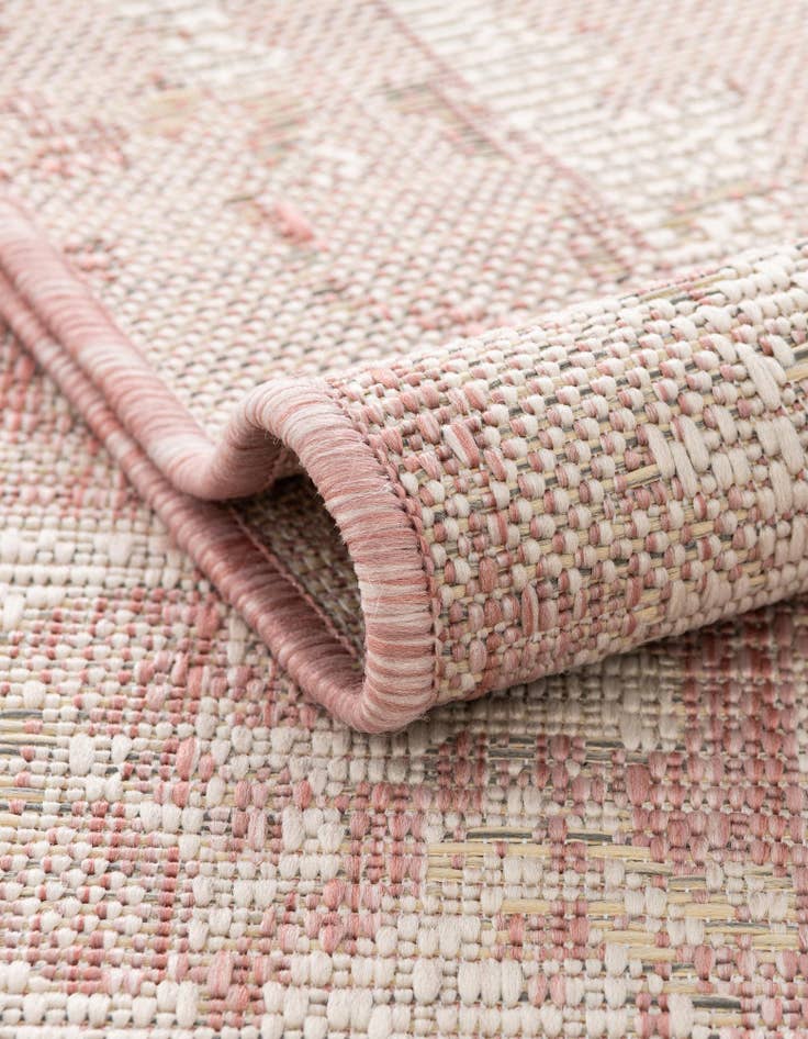 Detail image of  2' 7 x 12'  Washable Traditional Indoor / Outdoor Runner Rug