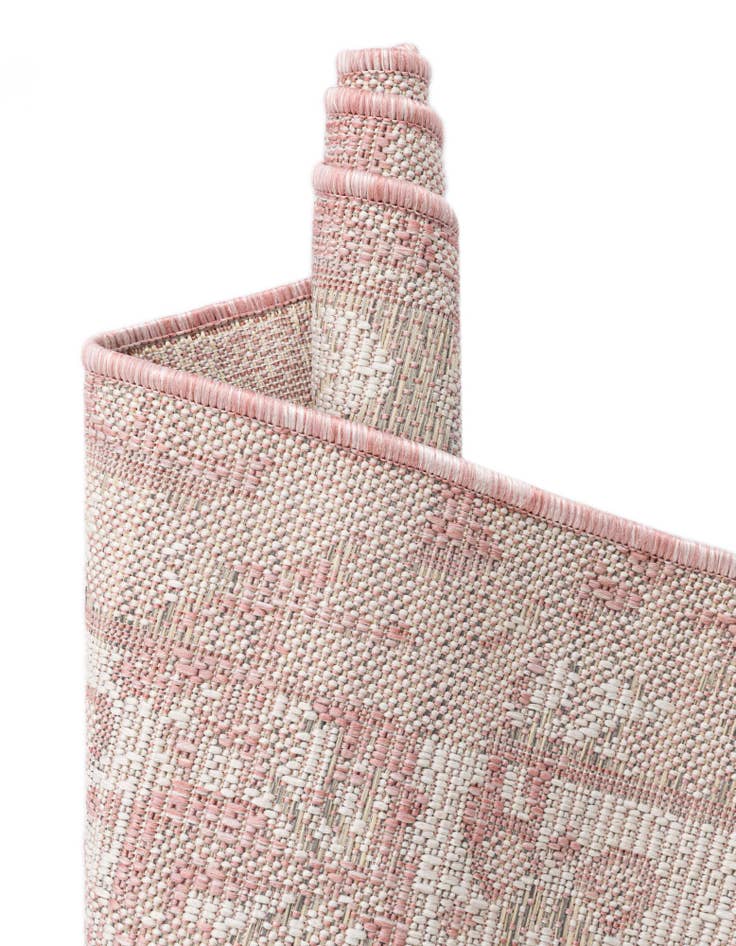 Detail image of  2' 7 x 12'  Washable Traditional Indoor / Outdoor Runner Rug