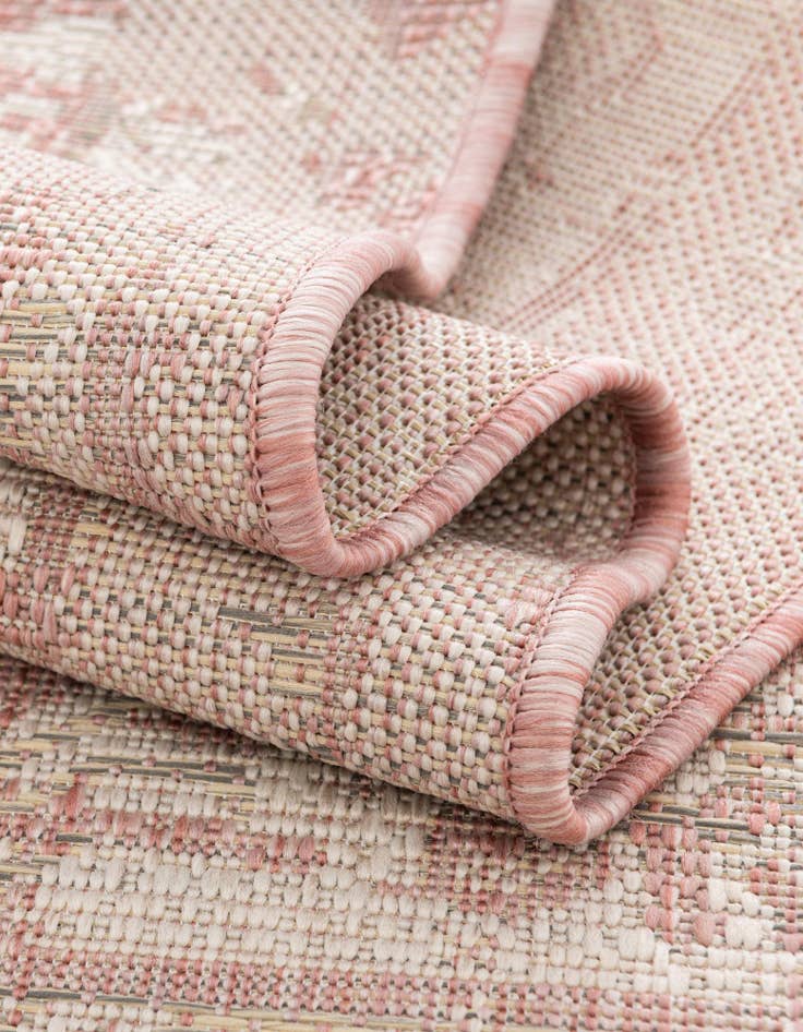 Detail image of  2' 7 x 12'  Washable Traditional Indoor / Outdoor Runner Rug