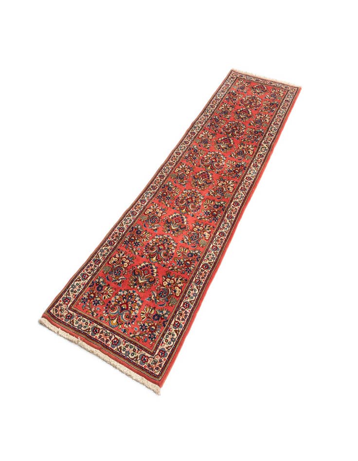 Detail image of  2' 7 x 10' 6 Sarouk Wool Runner Rug