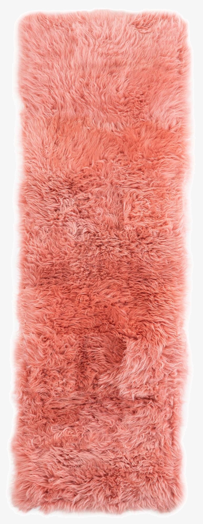  2' x 6' Sheepskin Runner Rug