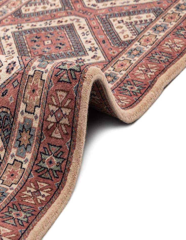 Detail image of  3' x 10'  Hand Knotted Shirvan Wool Runner Rug