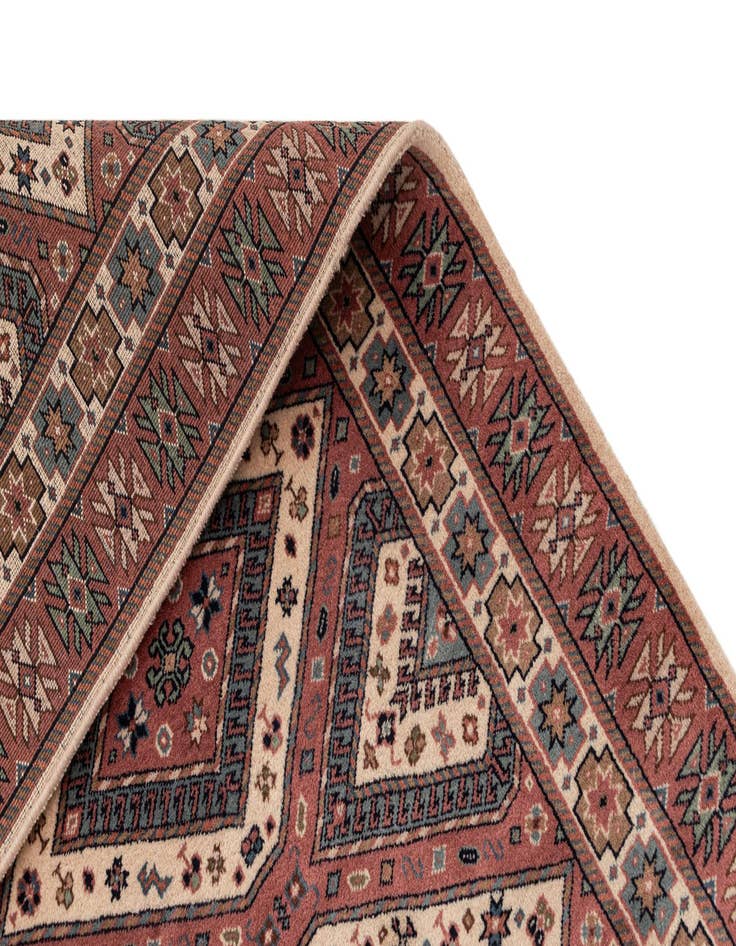 Detail image of  3' x 10'  Hand Knotted Shirvan Wool Runner Rug