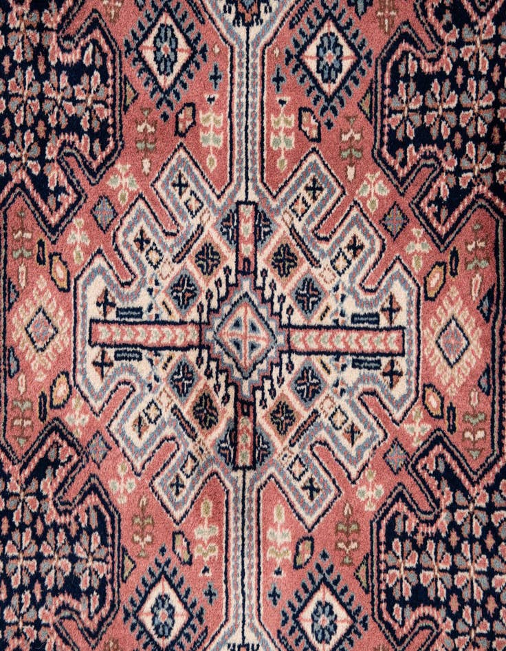 Detail image of  3' x 10'  Hand Knotted Shirvan Oriental Wool Runner Rug