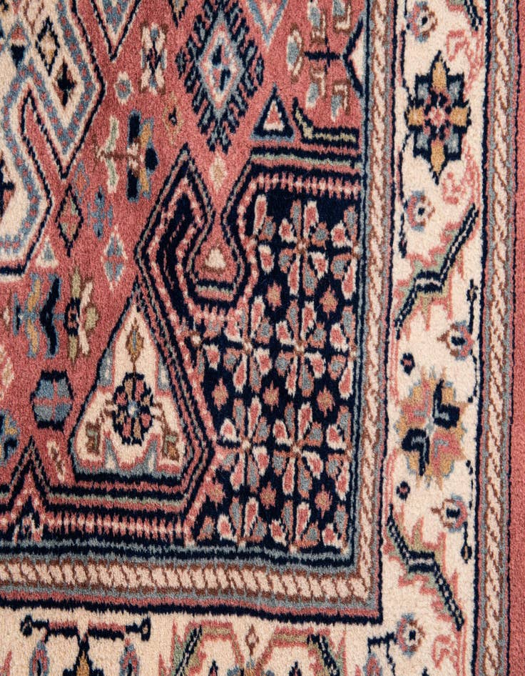 Detail image of  3' x 10'  Hand Knotted Shirvan Oriental Wool Runner Rug