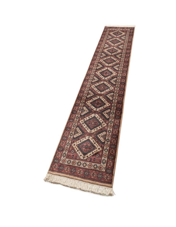 Detail image of  3' x 11' 3  Hand Knotted Shirvan Wool Runner Rug