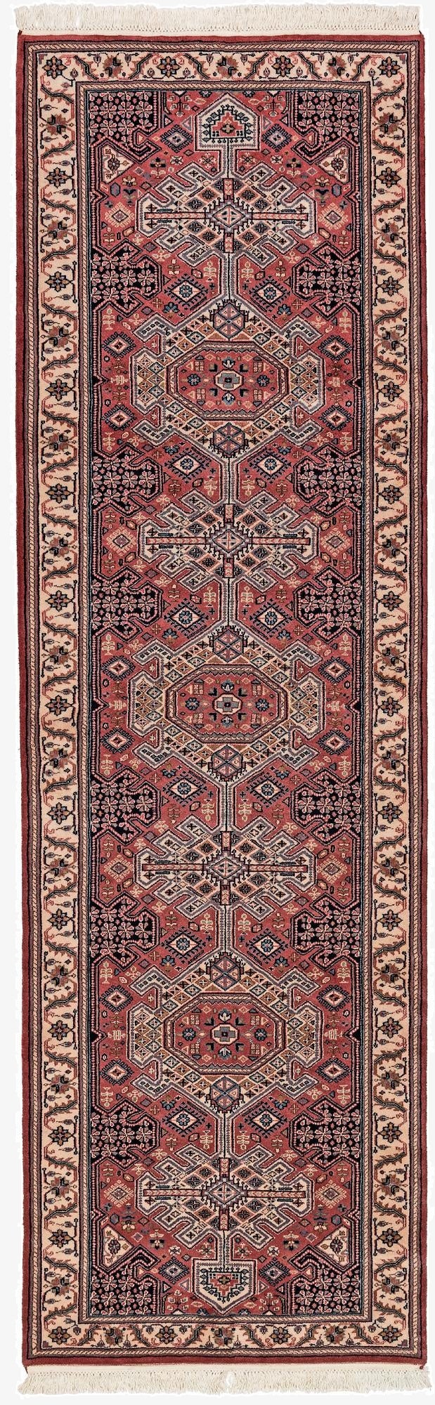  3' x 10'  Hand Knotted Shirvan Oriental Wool Runner Rug