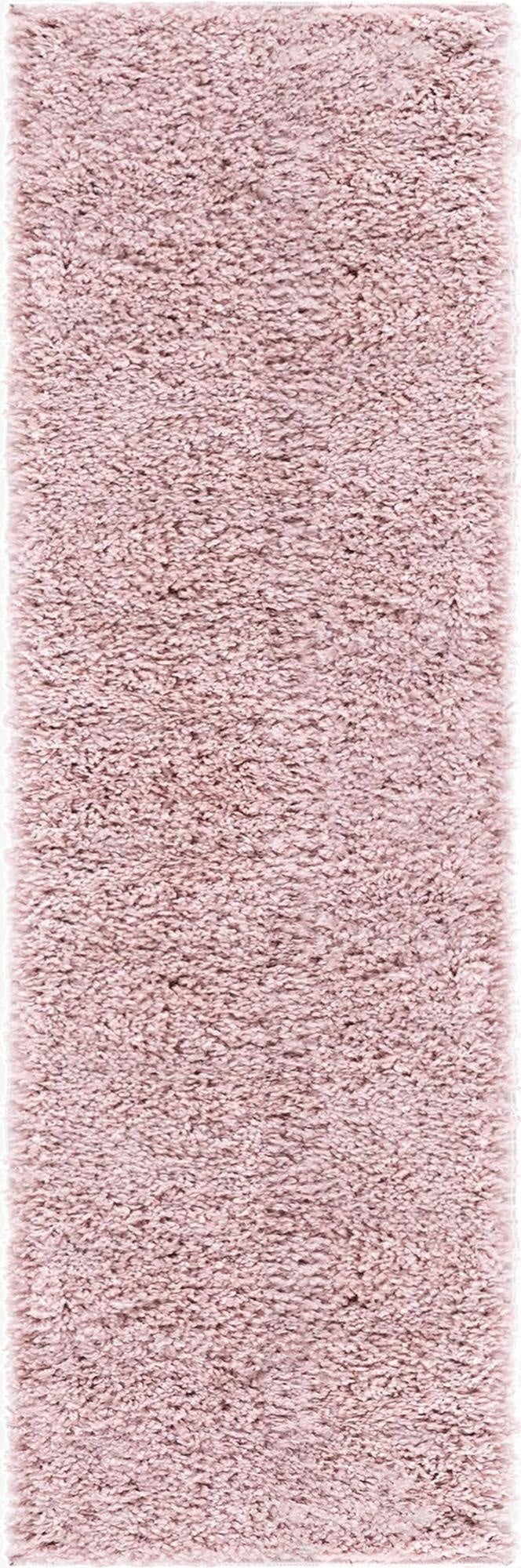  2' x 6' 9 Soft Solid Shag Runner Rug