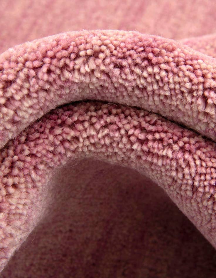 Detail image of  2' 7 x 9' 10  Hand Knotted Solid Gabbeh Wool Runner Rug