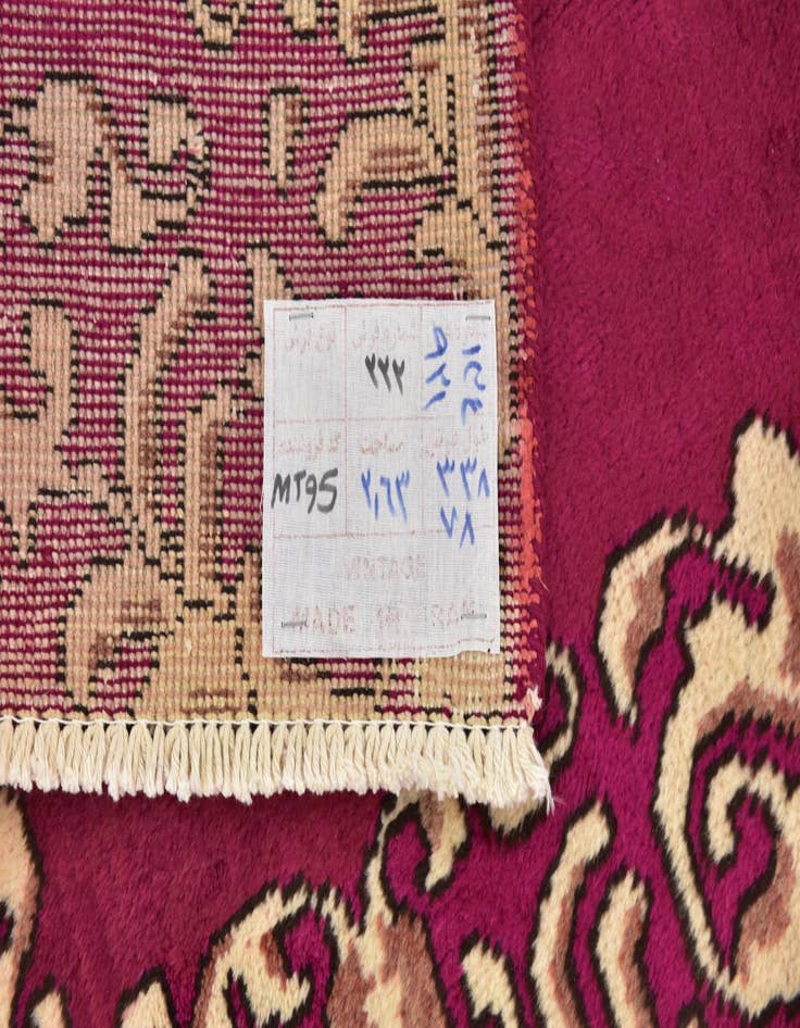 Detail image of  2' 8 x 11' 3  Hand Knotted Tabriz Persian Wool Runner Rug