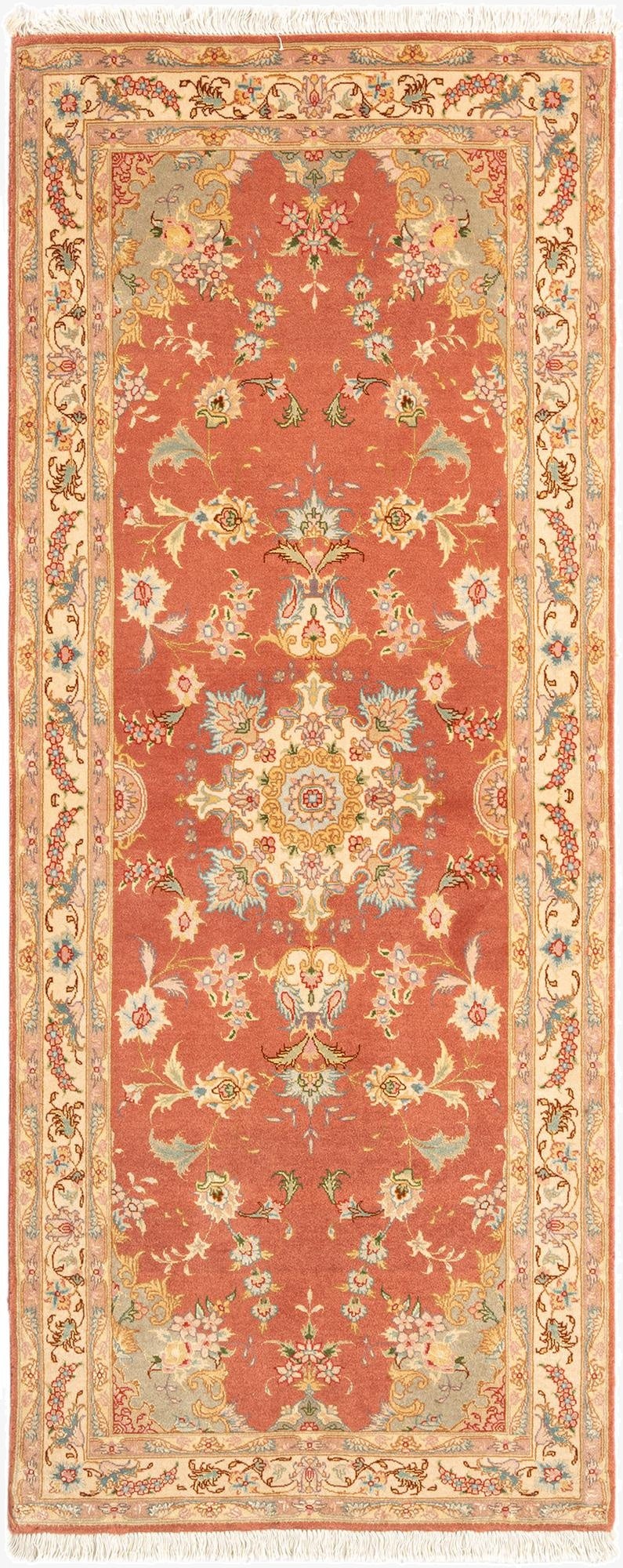  2' 8 x 6' 7 Tabriz Runner Rug