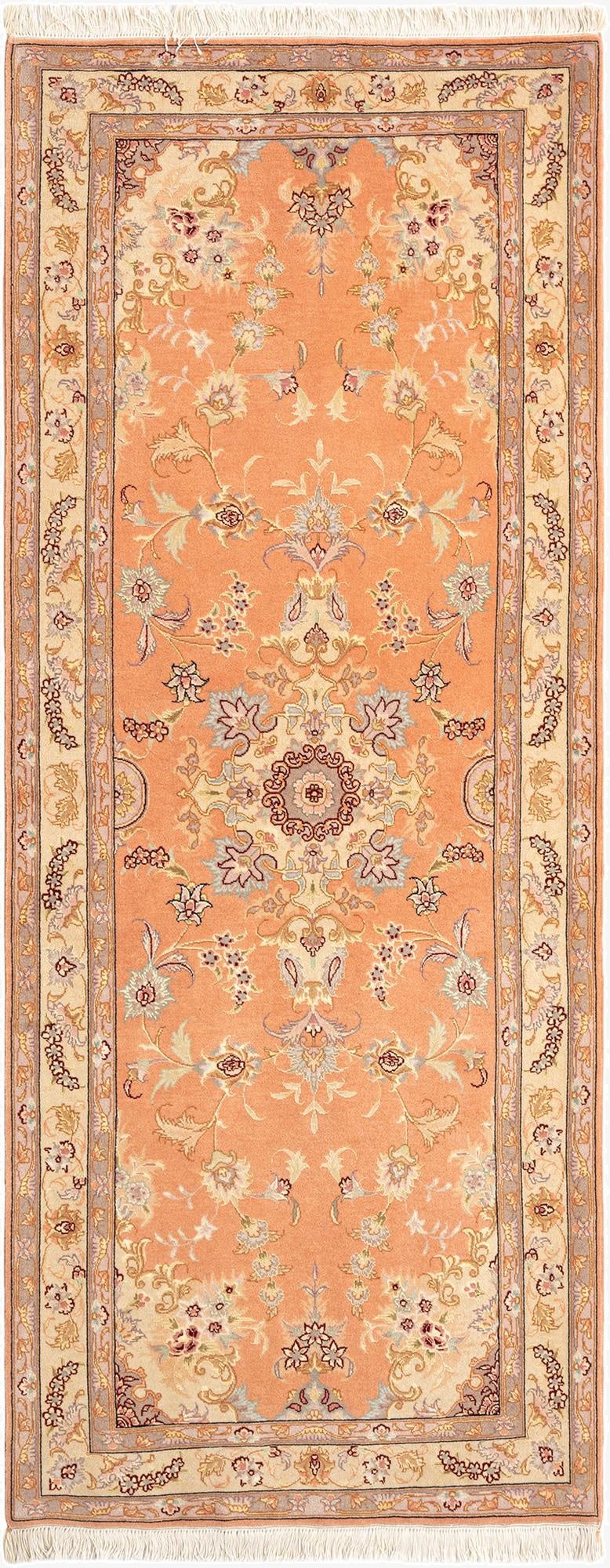  2' 9 x 7' 1 Tabriz Runner Rug