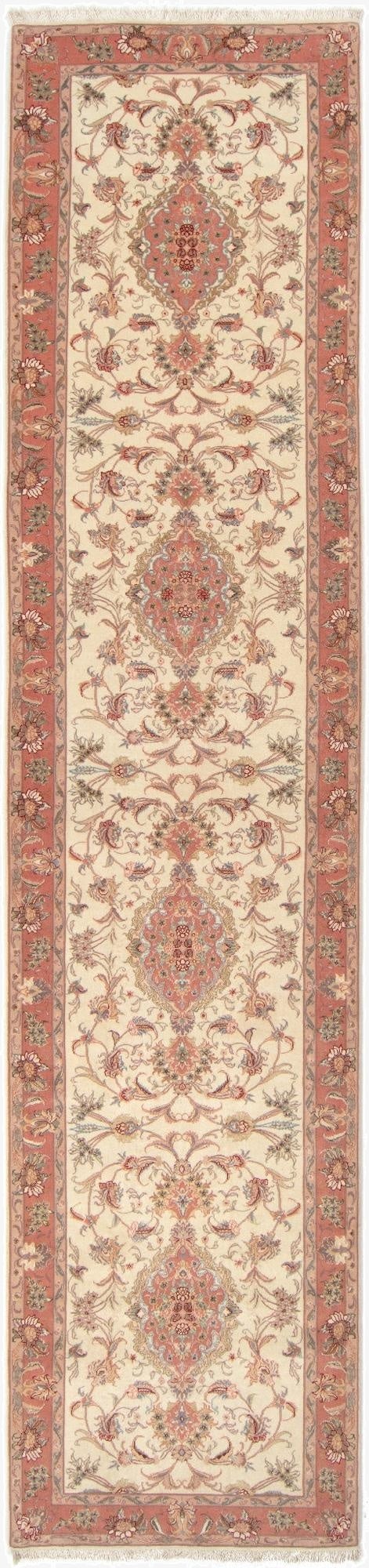  2' 9 x 14' 5 Tabriz Runner Rug