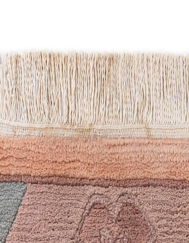 Detail image of  2' 11 x 10' 9  Hand Knotted Tibet Wool Runner Rug