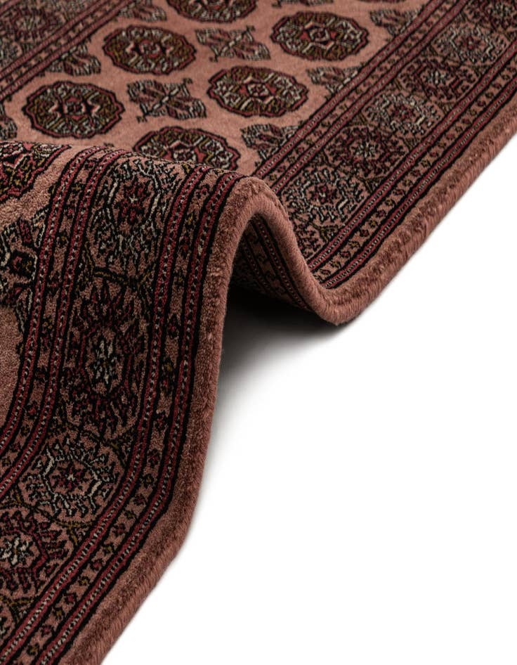 Detail image of 2' 4 x 8' 8 Hand Knotted Torkaman Wool Runner Rug