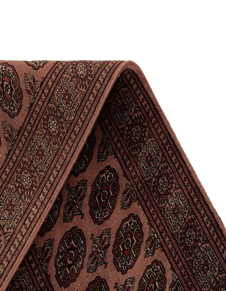 Detail image of 2' 4 x 8' 8 Hand Knotted Torkaman Wool Runner Rug