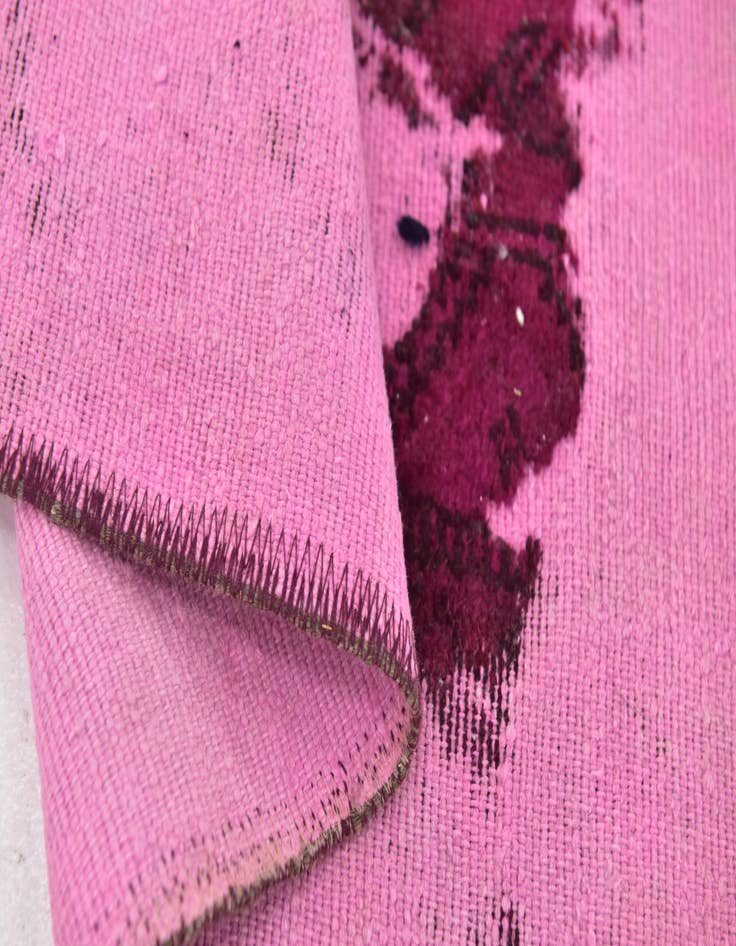 Detail image of  3' 2 x 8' 10  Hand Knotted Ultra Vintage Persian Wool Runner Rug