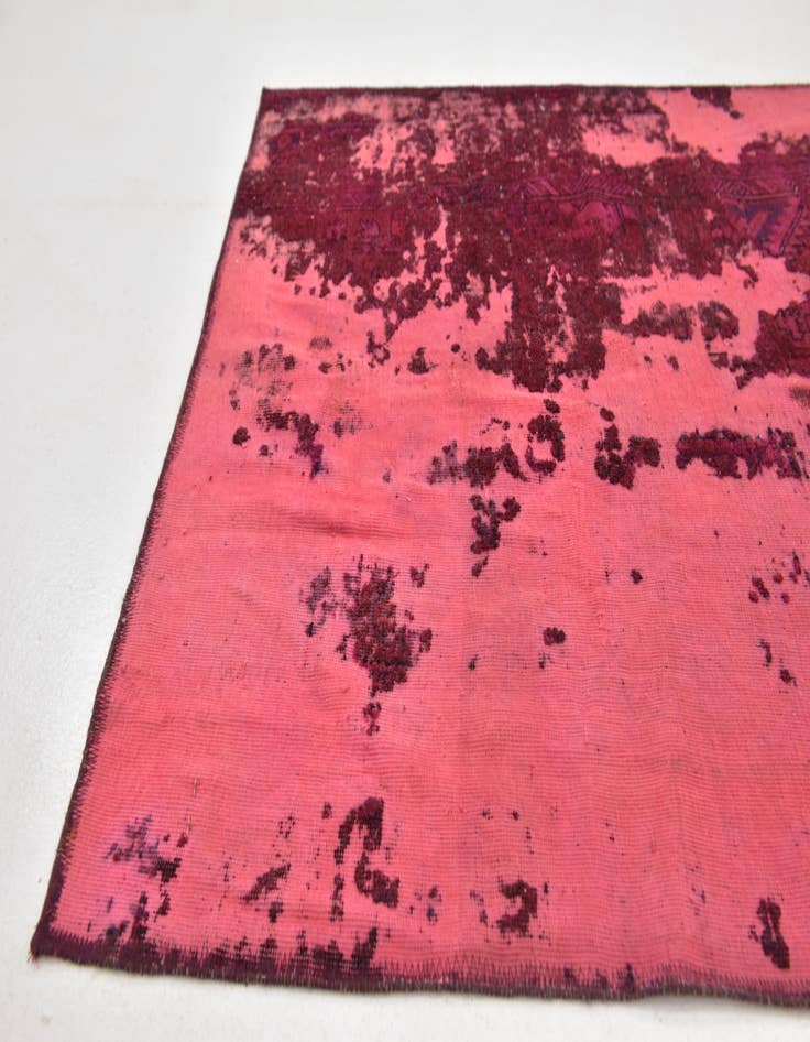 Detail image of  3' 8 x 8' 2  Hand Knotted Ultra Vintage Persian Wool Runner Rug