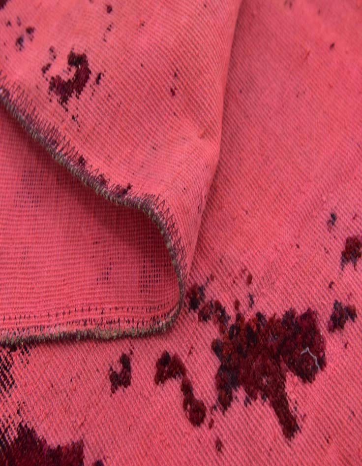 Detail image of  3' 8 x 8' 2  Hand Knotted Ultra Vintage Persian Wool Runner Rug