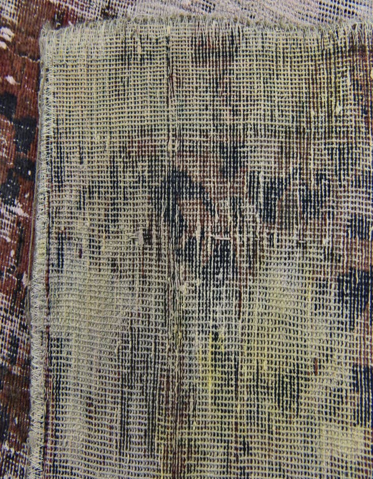 Detail image of  4' 5 x 8' 4  Hand Knotted Ultra Vintage Persian Wool Runner Rug