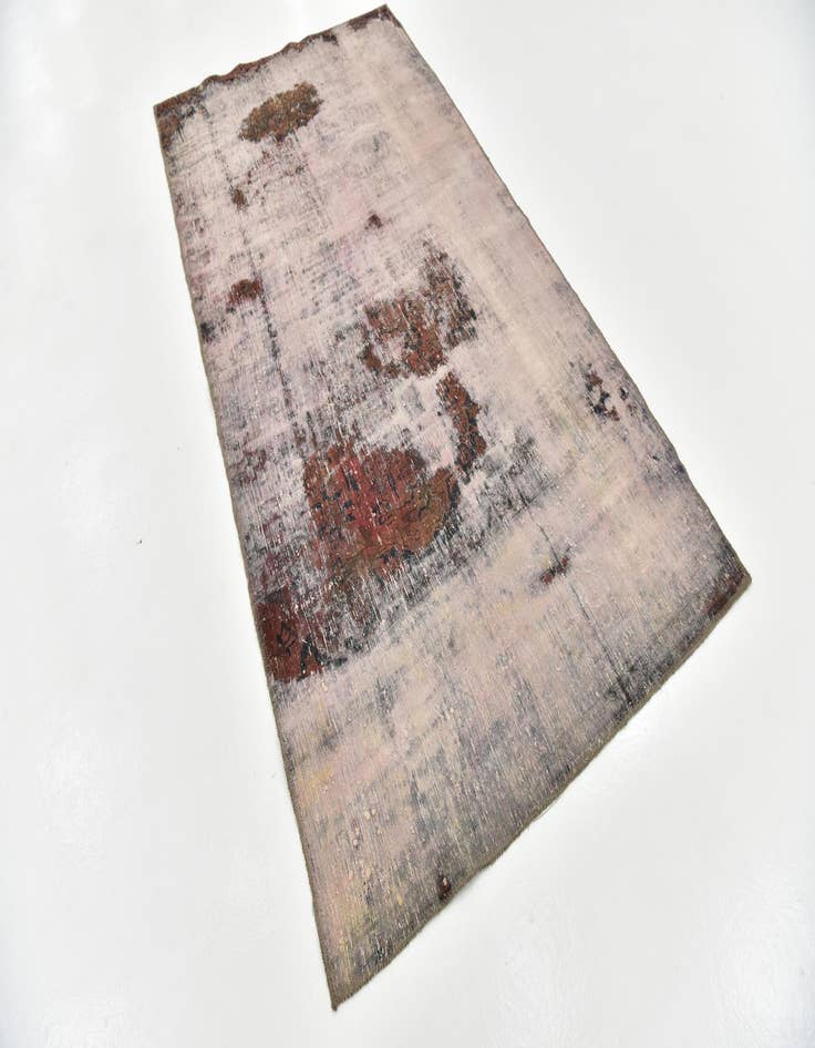 Detail image of  4' 5 x 8' 4  Hand Knotted Ultra Vintage Persian Wool Runner Rug