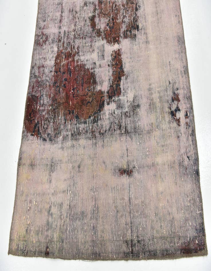 Detail image of  4' 5 x 8' 4  Hand Knotted Ultra Vintage Persian Wool Runner Rug