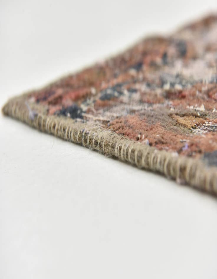 Detail image of  4' 5 x 8' 4  Hand Knotted Ultra Vintage Persian Wool Runner Rug