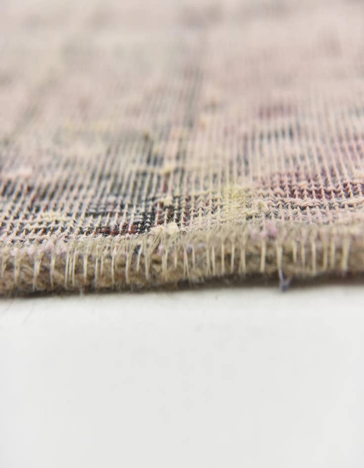 Detail image of  4' 5 x 8' 4  Hand Knotted Ultra Vintage Persian Wool Runner Rug