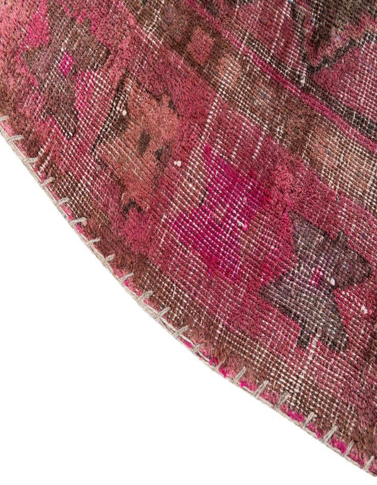 Detail image of  4' 9 x 11' 3  Hand Knotted Ultra Vintage Persian Wool Runner Rug