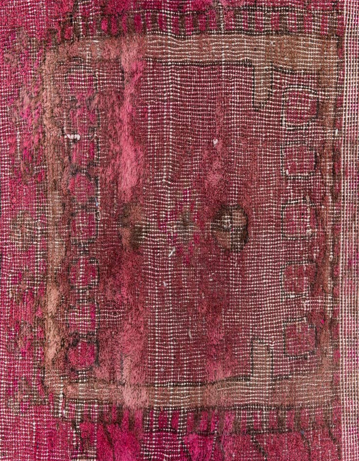 Detail image of  4' 9 x 11' 3  Hand Knotted Ultra Vintage Persian Wool Runner Rug