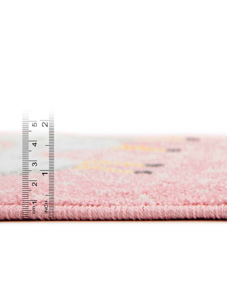Detail image of  2' 2 x 4' Llama Whimsy Kids Runner Rug