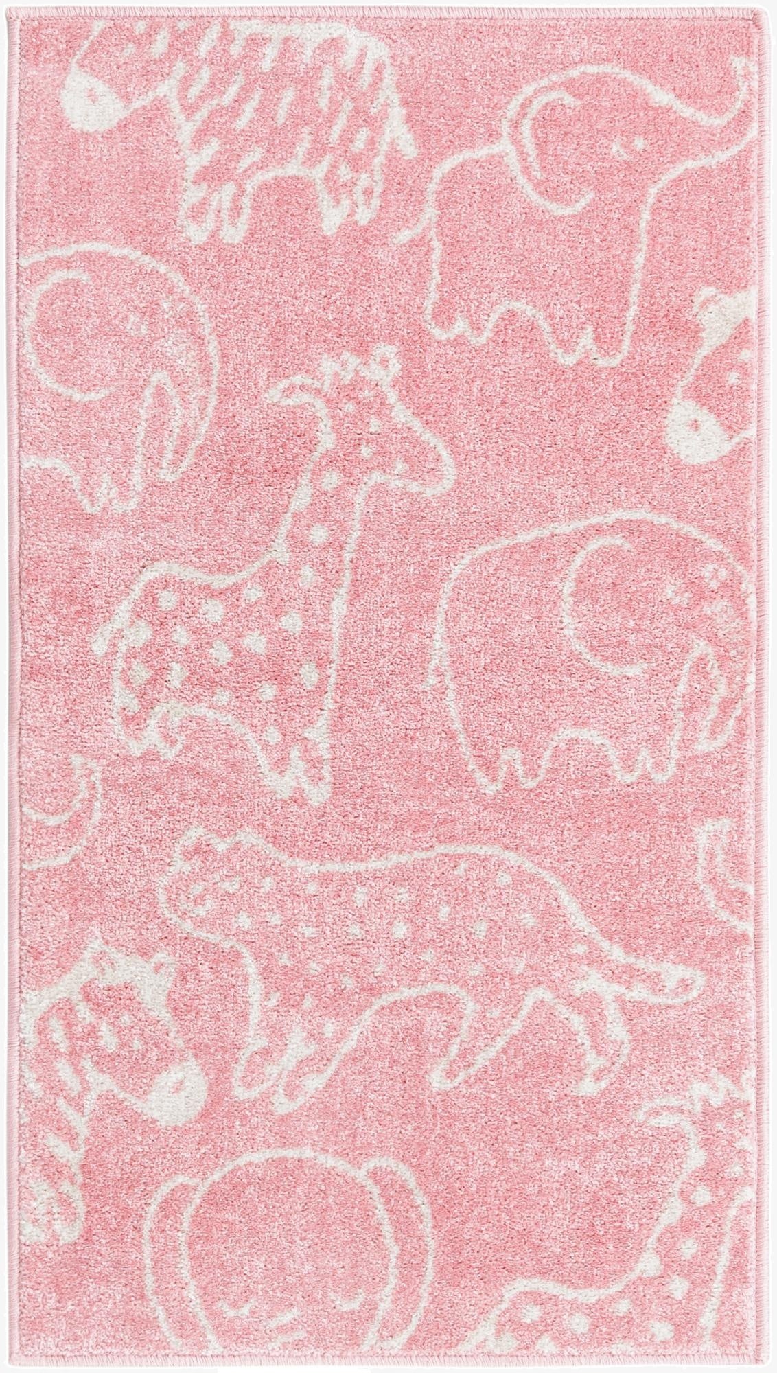  2' 2 x 4' Animals Whimsy Kids Runner Rug