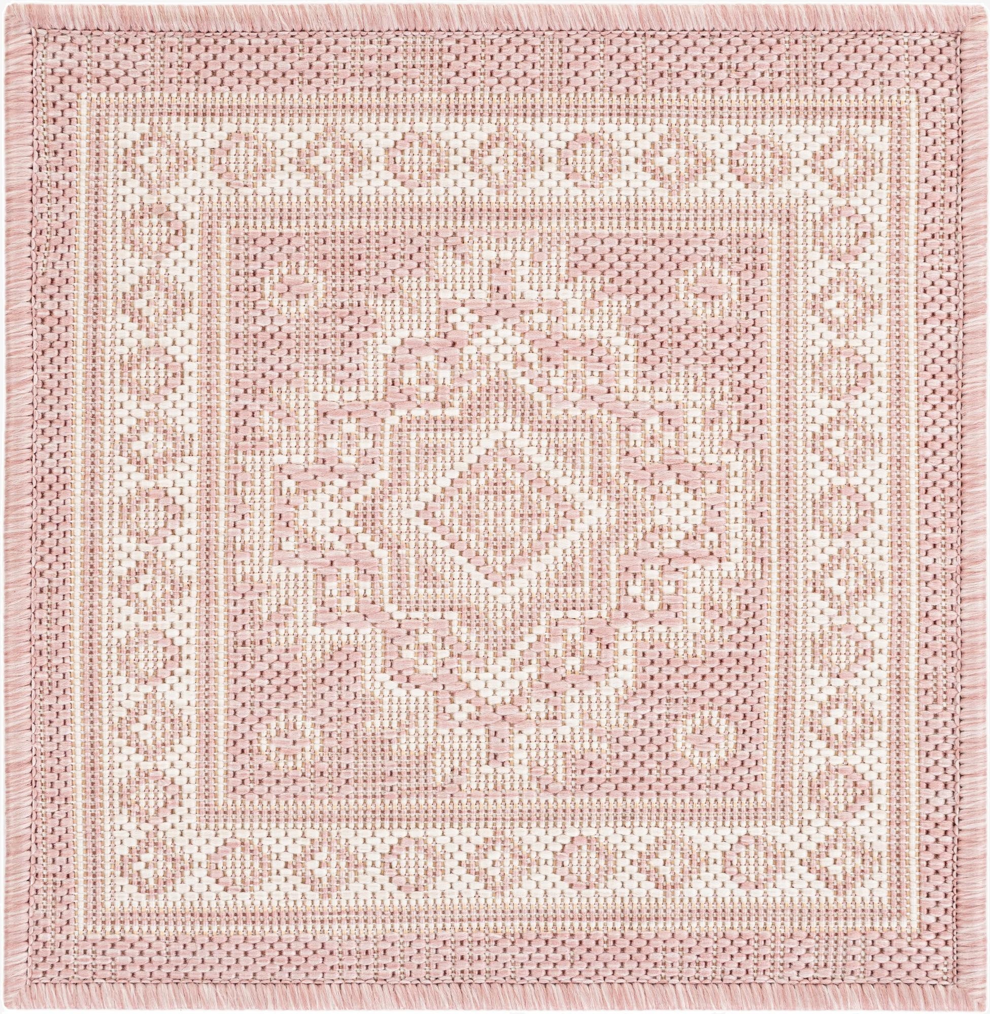  1' 4 x 1' 4  Washable Aztec Indoor / Outdoor Sample Rug