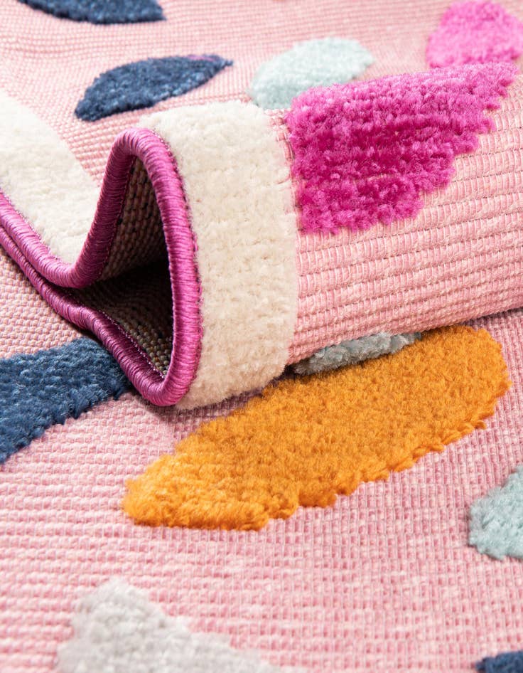 Detail image of  5' 3 x 5' 3  Washable Aruba Indoor / Outdoor Square Rug