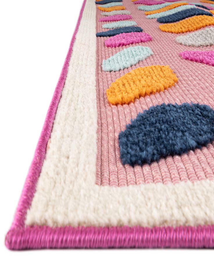 Detail image of  5' 3 x 5' 3  Washable Aruba Indoor / Outdoor Square Rug