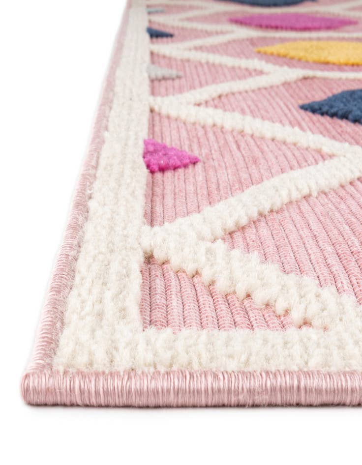 Detail image of  5' 3 x 5' 3  Washable Aruba Indoor / Outdoor Square Rug