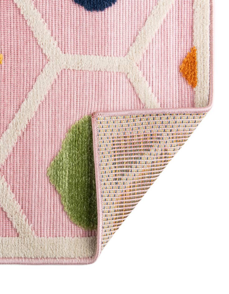 Detail image of  5' 3 x 5' 3  Washable Aruba Indoor / Outdoor Square Rug