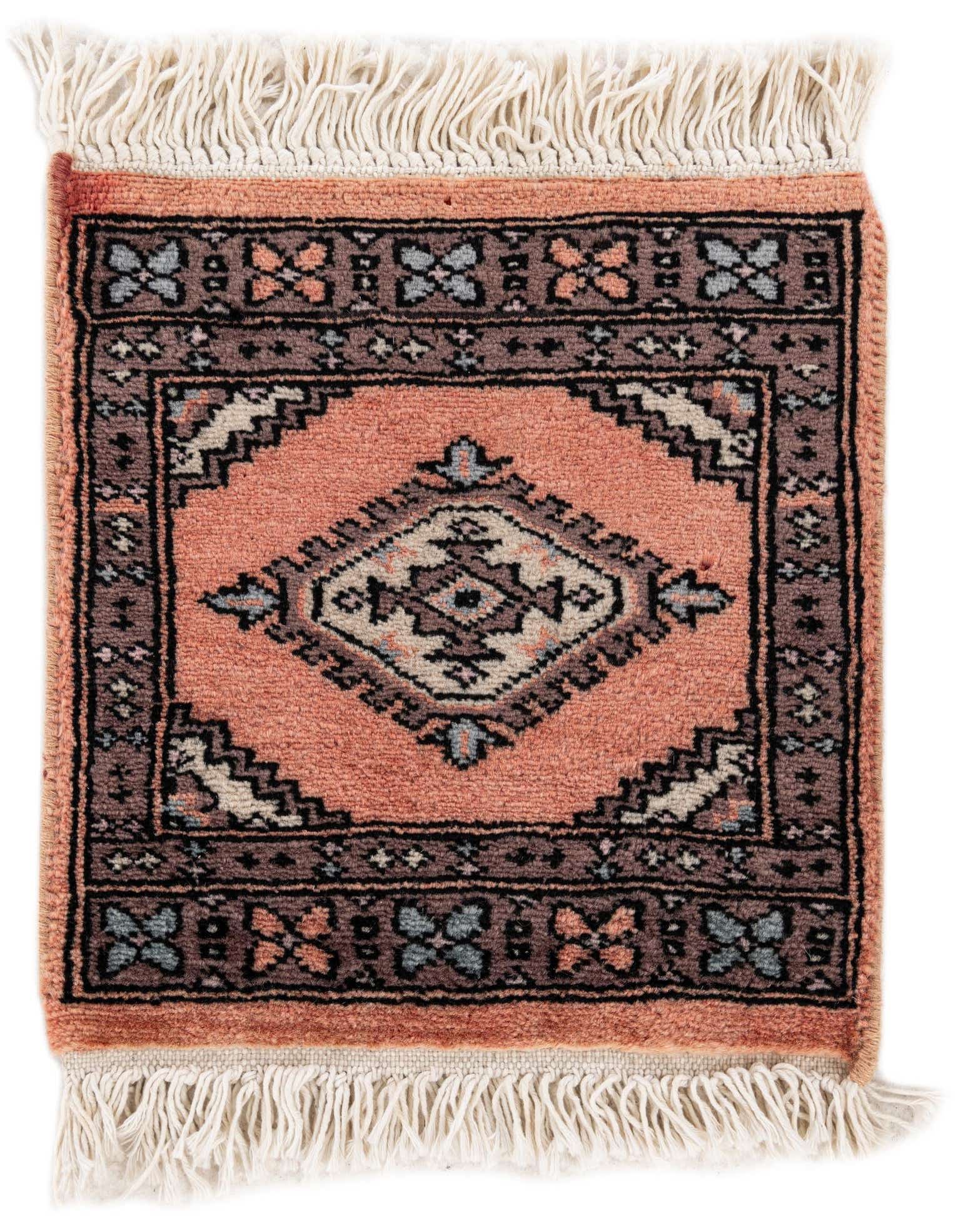 Primary image  1' x 1' 1  Hand Knotted Bokhara Wool Square Rug