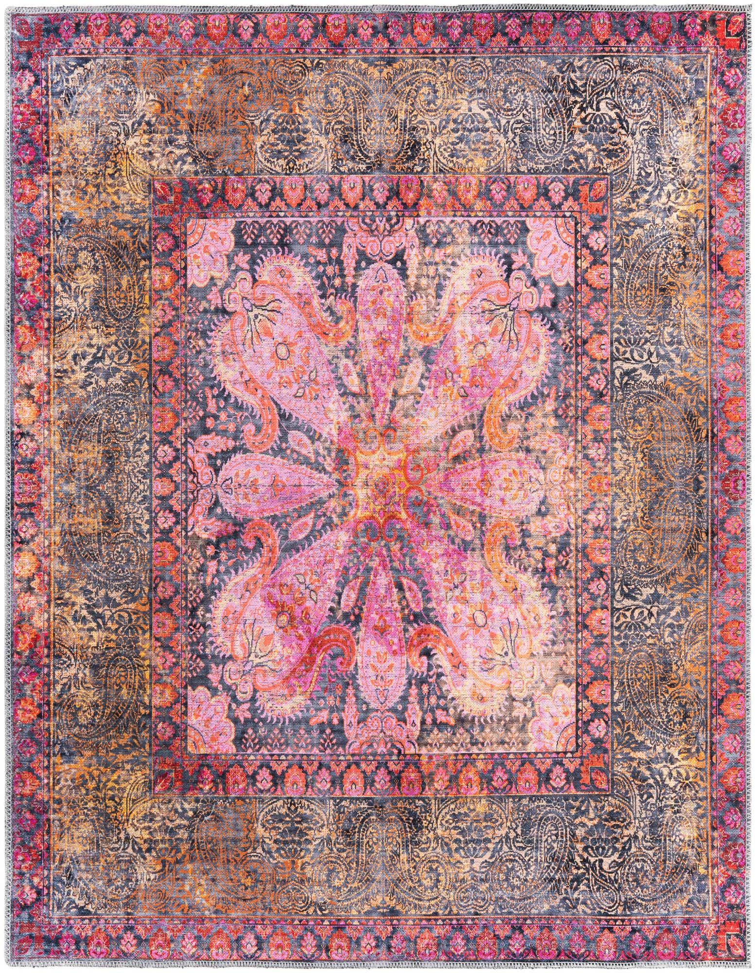 Primary image  5' 3 x 5' 3  Washable Mangata Square Rug