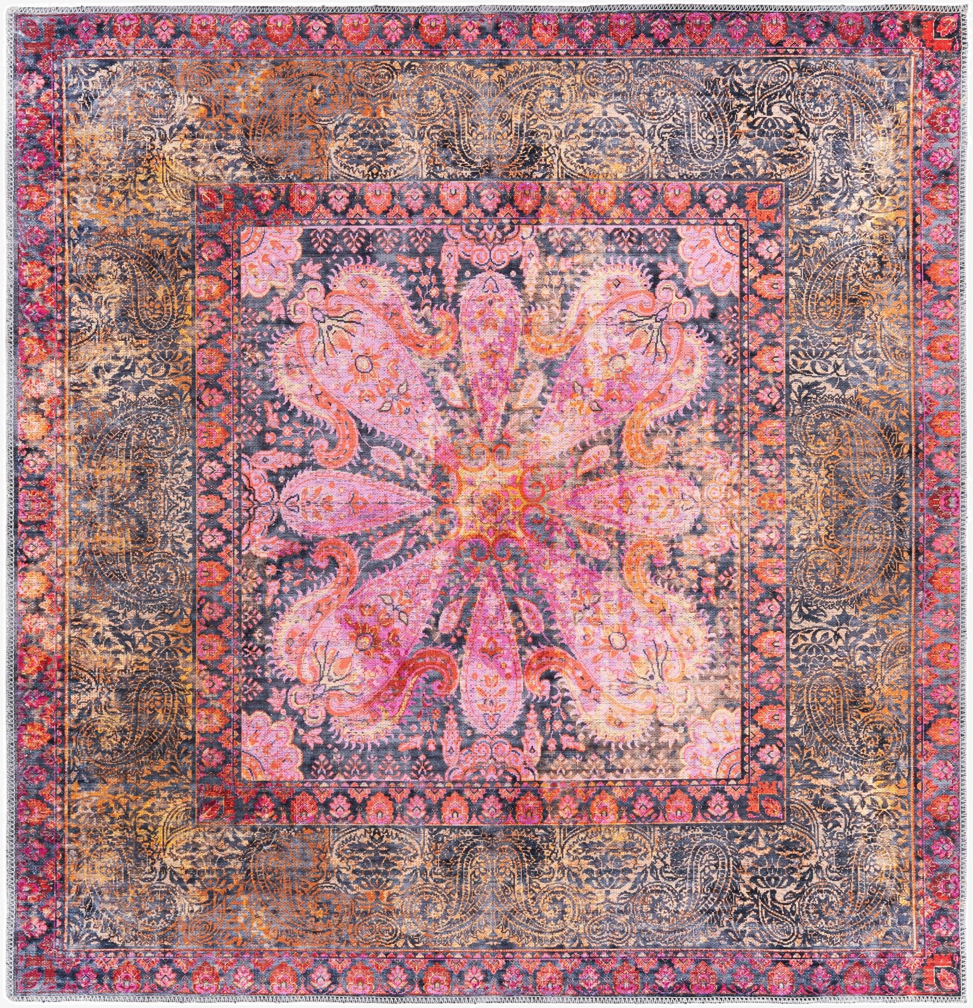  5' 3 x 5' 3  Washable Mangata Square Rug