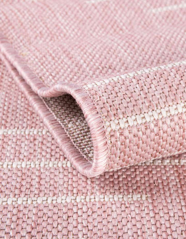 Pink 10' 8 x 10' 8 Modern Indoor / Outdoor Square Rug | Rugs.com