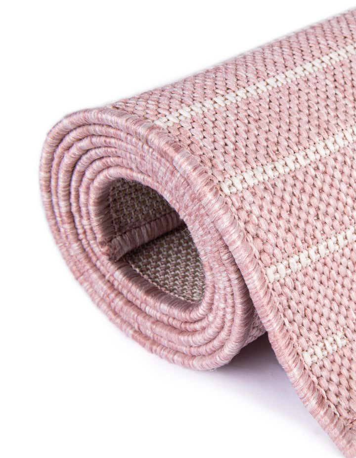 Pink 10' 8 x 10' 8 Modern Indoor / Outdoor Square Rug | Rugs.com
