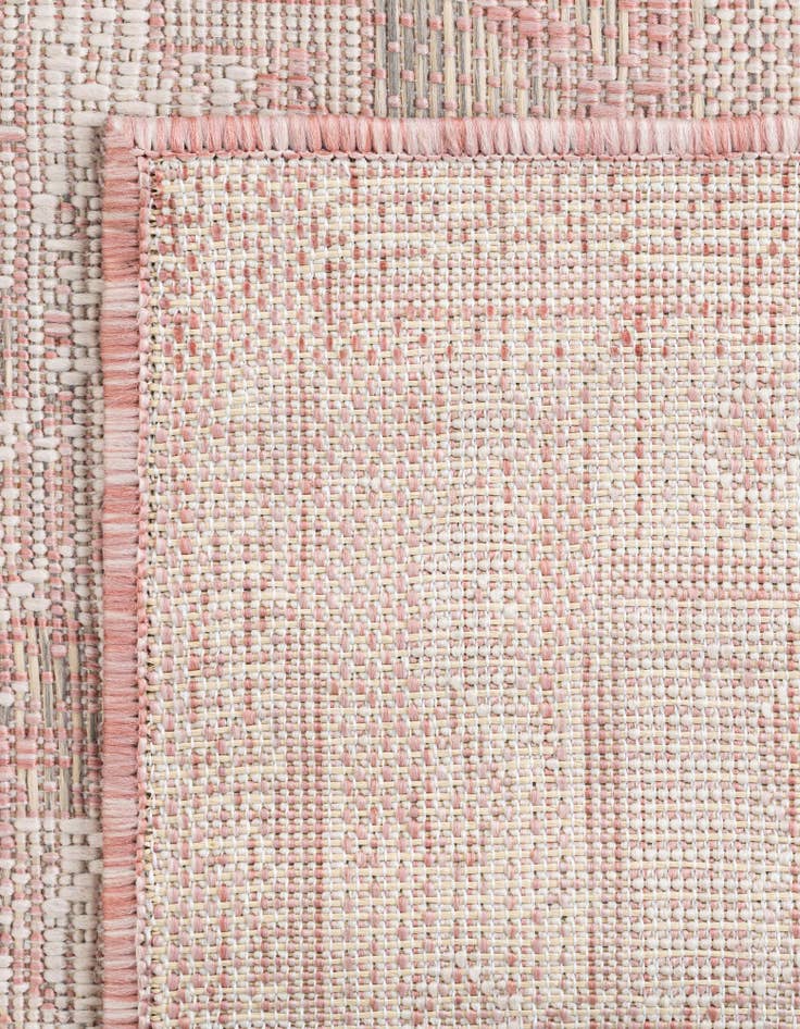 Detail image of  10' x 10'  Washable Traditional Indoor / Outdoor Square Rug